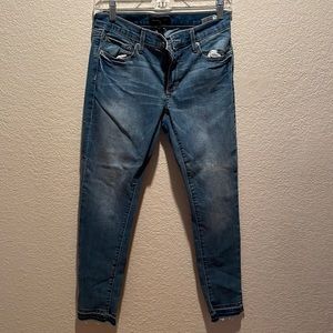 Banana Republic blue skinny jeans petite Sz 27